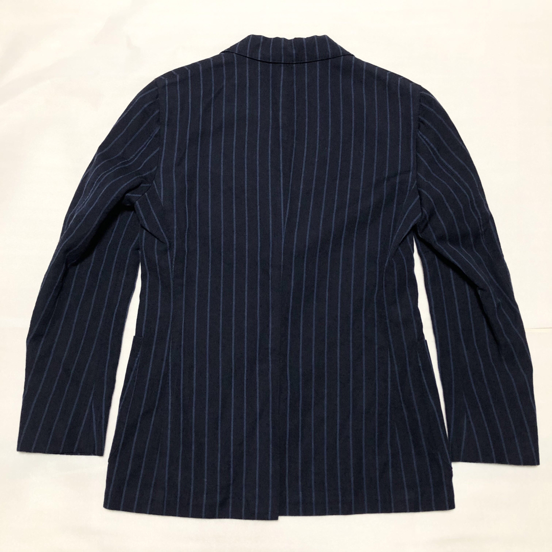 UNITED ARROWS green label relaxing(ユナイテッドアローズグリーンレーベルリラクシング)の【極美品】GLR ユナイテッドアローズ サマーウール混リネンジャケット 44 紺 メンズのジャケット/アウター(テーラードジャケット)の商品写真