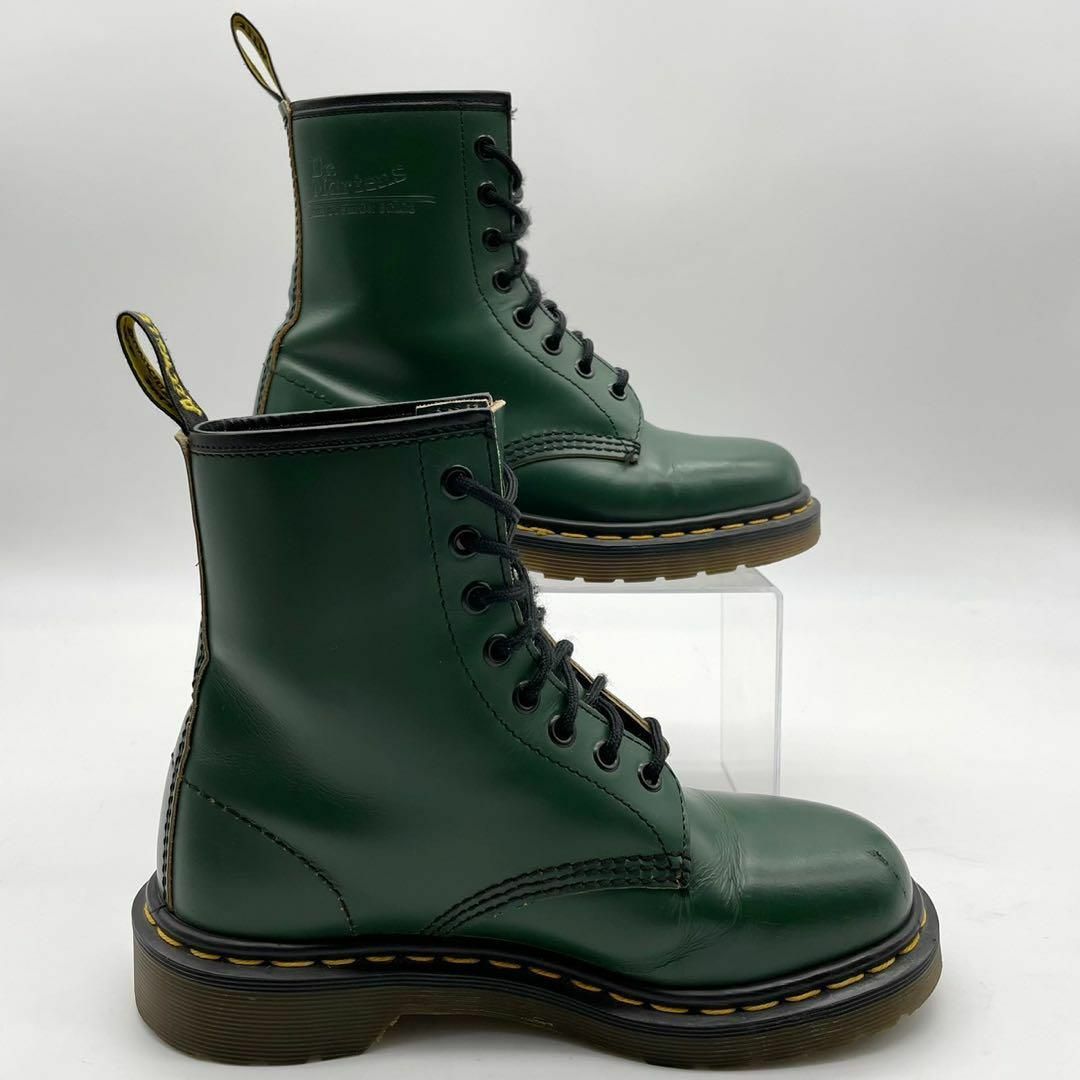 Dr.Martens(ドクターマーチン)の★レア ドクターマーチン 8ホール 英国製 ブーツ イングランド 緑 UK4.0 レディースの靴/シューズ(ブーツ)の商品写真