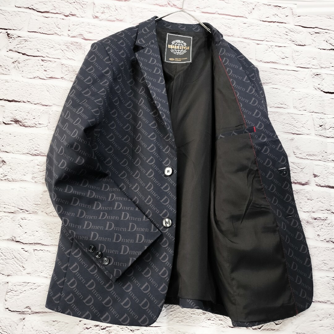【美品】URBAN STYLE 総柄 テーラードジャケット メンズのジャケット/アウター(テーラードジャケット)の商品写真