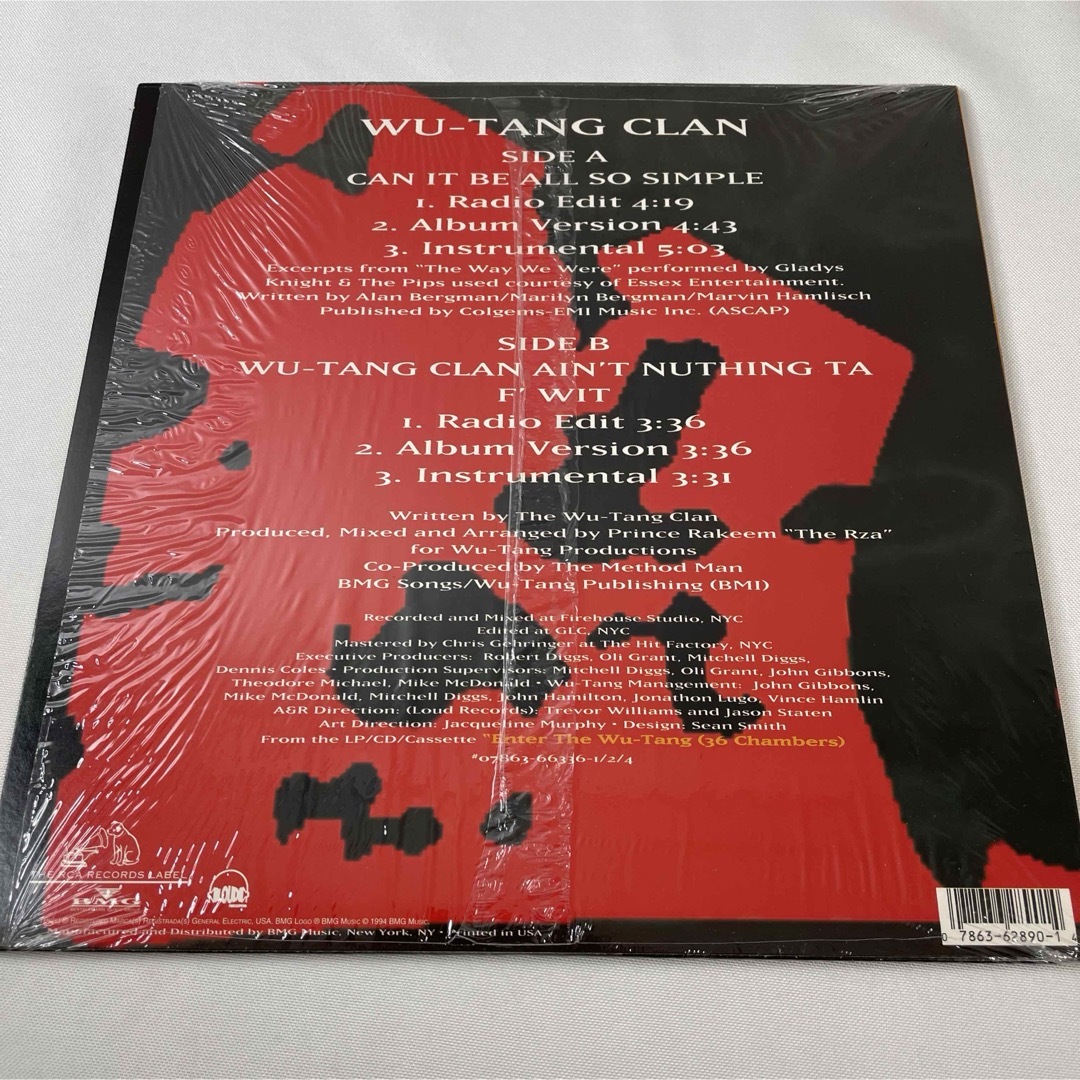 Wu-Tang Clan / Can It Be All So Simple エンタメ/ホビーのCD(ヒップホップ/ラップ)の商品写真