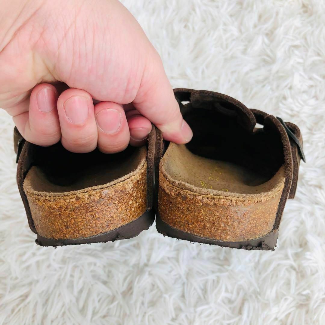 BIRKENSTOCK(ビルケンシュトック)のBIRKENSTOCKビルケンシュトックボストンレザーダークブラウン35 レディースの靴/シューズ(サンダル)の商品写真