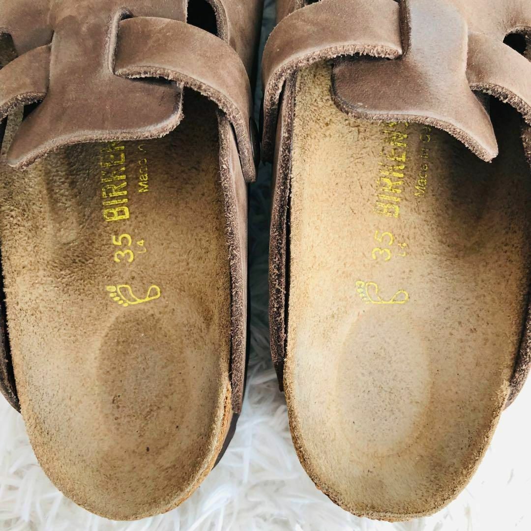 BIRKENSTOCK(ビルケンシュトック)のBIRKENSTOCKビルケンシュトックボストンレザーダークブラウン35 レディースの靴/シューズ(サンダル)の商品写真