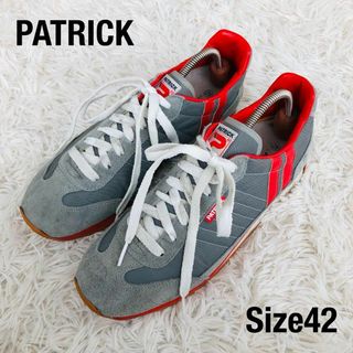 PATRICKパトリック　スニーカー　マラソン　グレー42