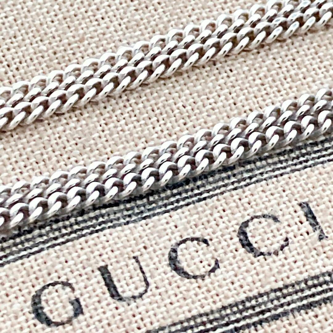 Gucci(グッチ)の【洗浄済】グッチ GUCCI 925 ハート ネックレス シルバー OT16 レディースのアクセサリー(ネックレス)の商品写真