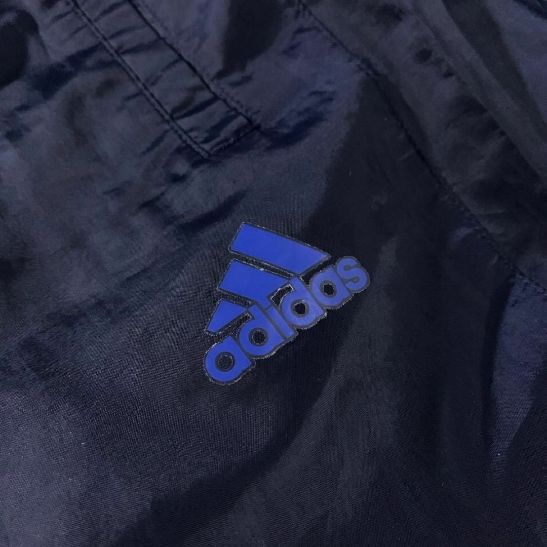 adidas - 00s adidas ナイロンパンツ ネイビー ブルー ドロー adidas - 00s adidas ナイロンパンツ ネイビー ブルー ドロー