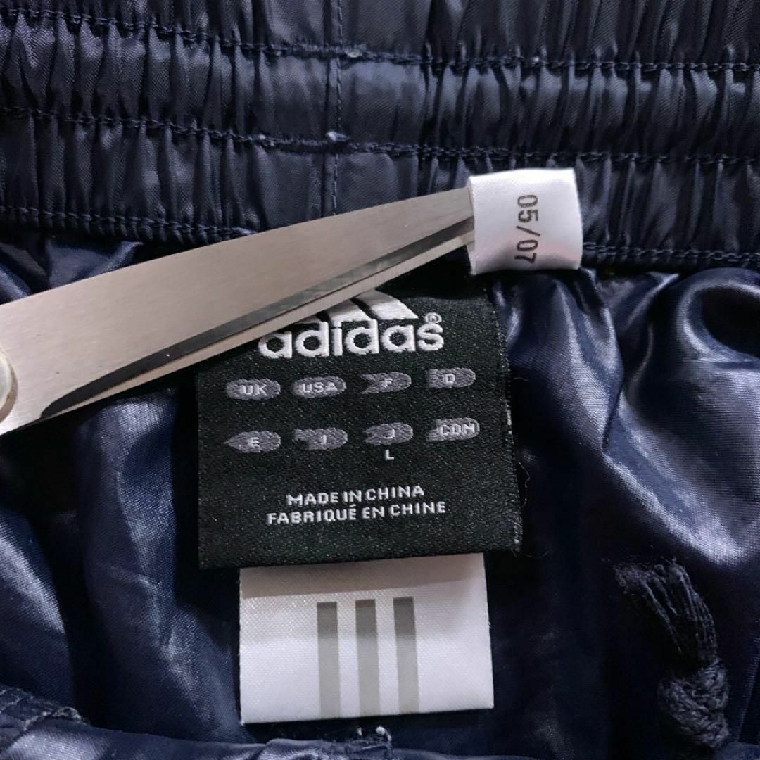 競売 adidas ドロー ブルー ネイビー ナイロンパンツ adidas 00s - アディダス