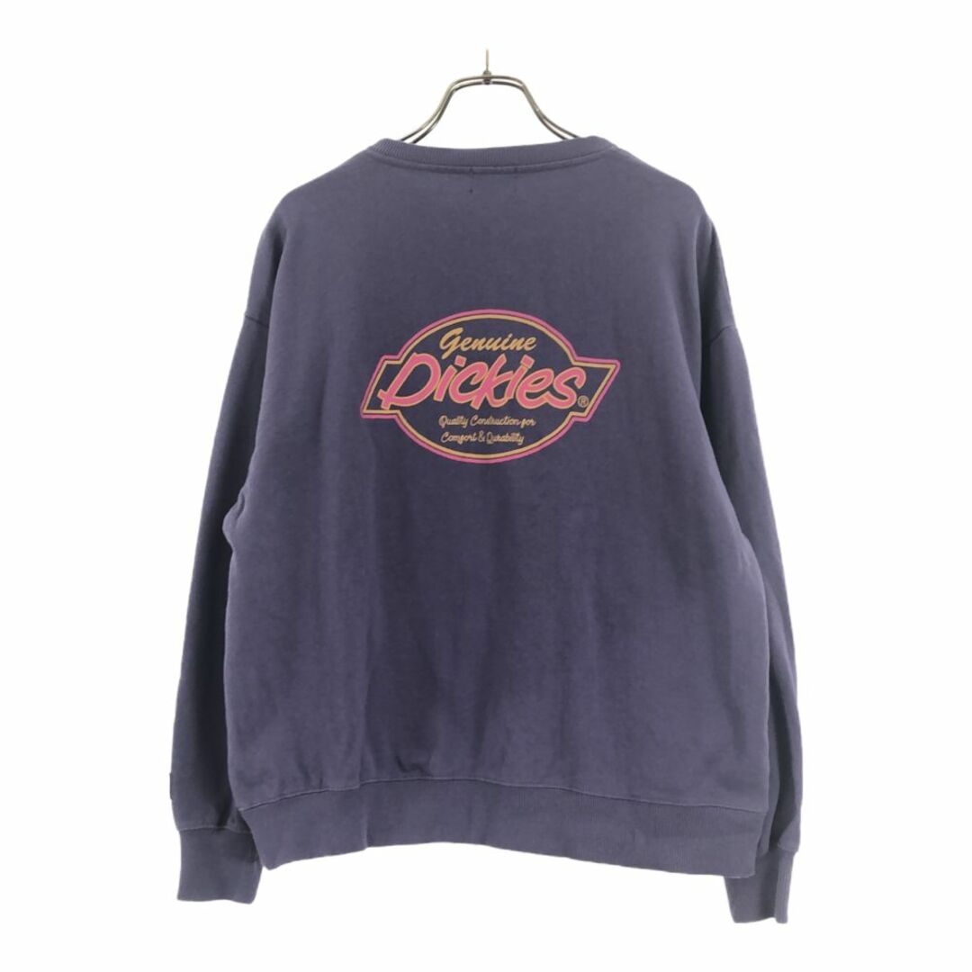 Dickies(ディッキーズ)のディッキーズ ロゴプリント 長袖 スウェット トレーナー M パープル Dickies レディース 古着 【240323】 レディースのトップス(トレーナー/スウェット)の商品写真