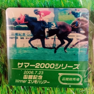 エリモハリアー　ピンバッジ　函館記念　サマー2000シリーズ　競馬　馬(その他)