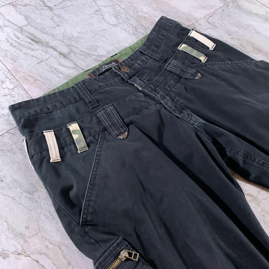 デニムカーゴパンツ y2k グランジ くらべ 00s 90s デニムカーゴパンツ y2k グランジ くらべ 00s 90s