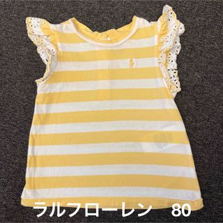 ラルフローレン(Ralph Lauren)のラルフローレン　トップス　80  女の子　ボーダー　Tシャツ(シャツ/カットソー)