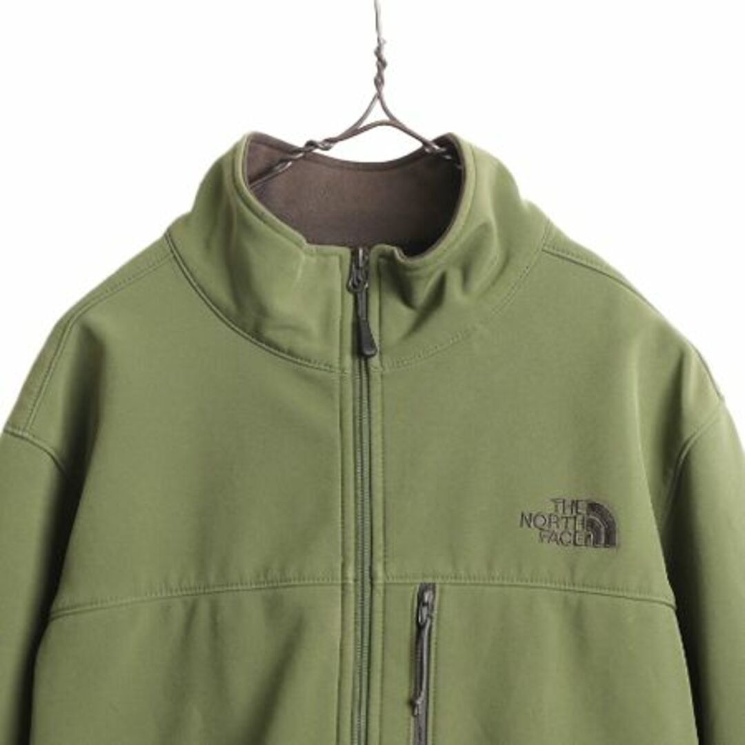 THE NORTH FACE(ザノースフェイス)のUS企画 ノースフェイス APEX ソフトシェル ジャケット メンズ L / The North face アウトドア 裏 フリース ジャンパー フルジップ ブルゾン メンズのジャケット/アウター(ブルゾン)の商品写真