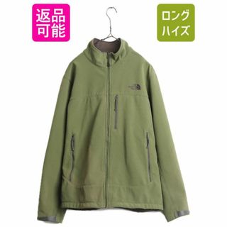 ザノースフェイス(THE NORTH FACE)のUS企画 ノースフェイス APEX ソフトシェル ジャケット メンズ L / The North face アウトドア 裏 フリース ジャンパー フルジップ ブルゾン(ブルゾン)