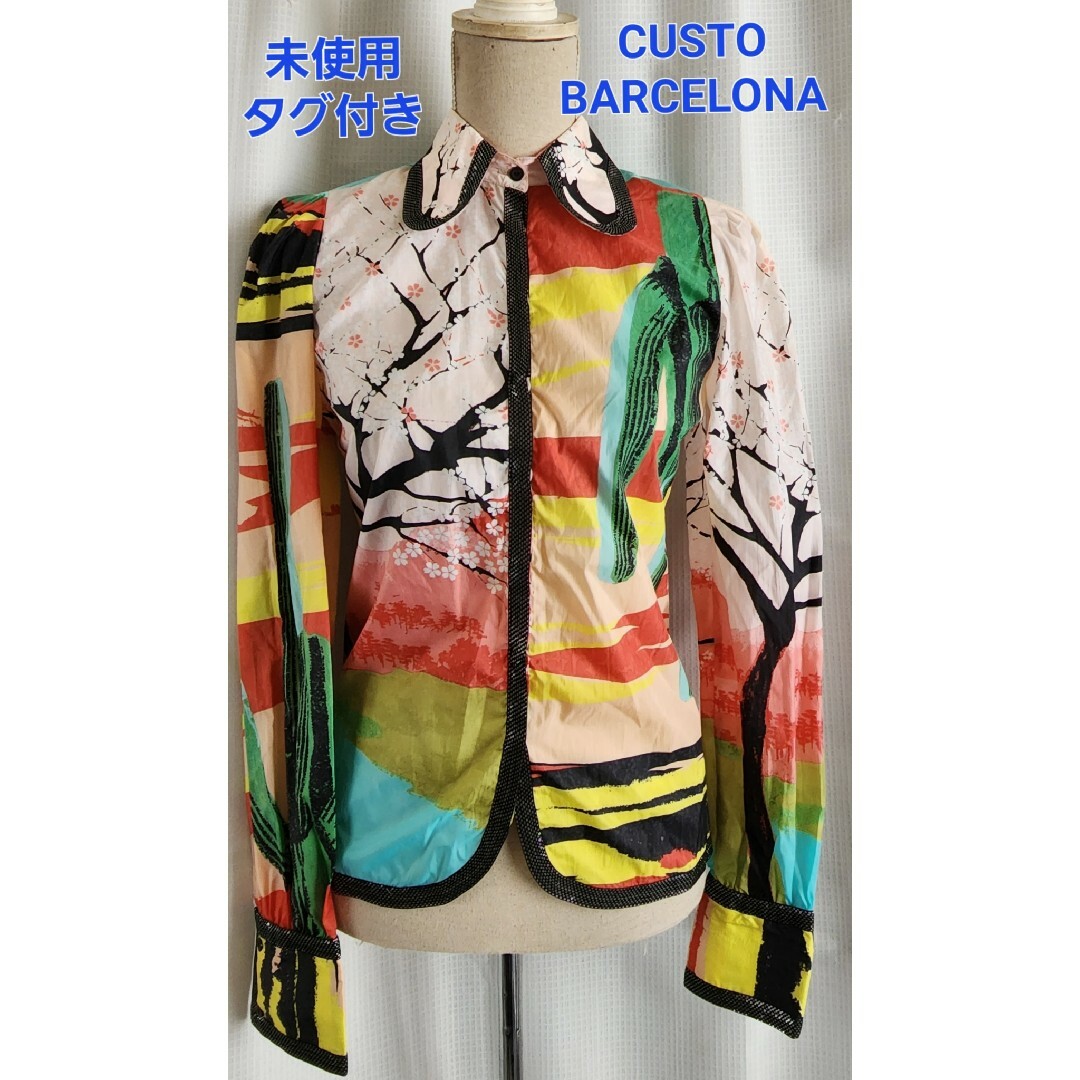 Custo Barcelona(クストバルセロナ)のタグ付 24000円　SAMPLE　CUSTO BARCELONA  ブラウス レディースのトップス(シャツ/ブラウス(長袖/七分))の商品写真