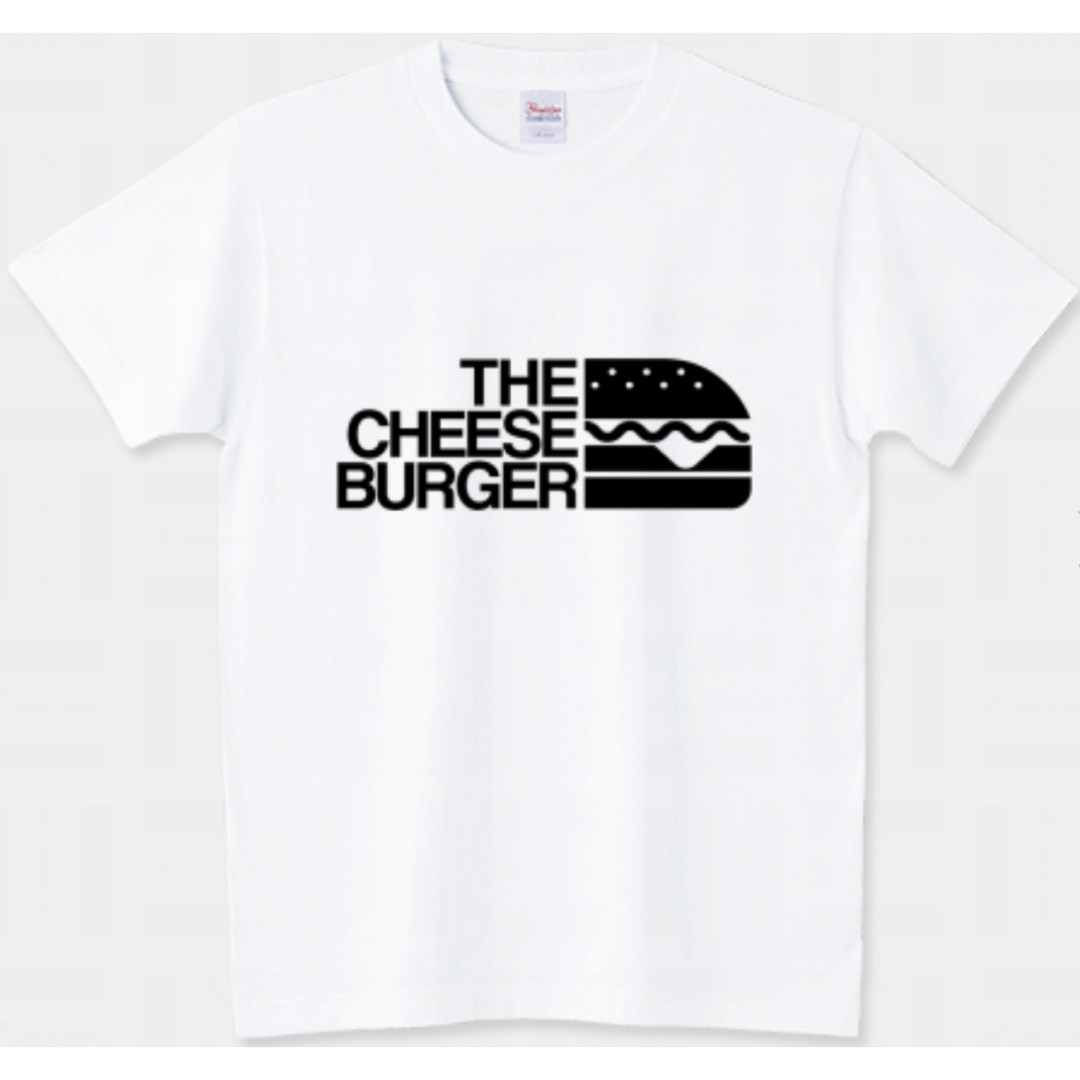 Printstar(プリントスター)のハンバーガー Tシャツ マクドナルド ノースフェイス チーズバーガーキング 肉 メンズのトップス(Tシャツ/カットソー(半袖/袖なし))の商品写真