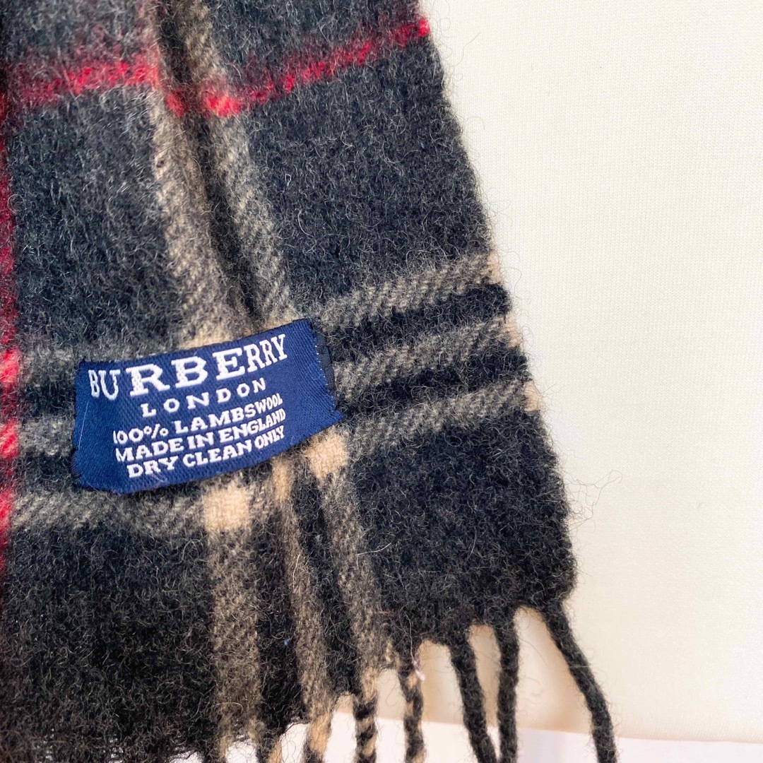 BURBERRY(バーバリー)のBurberry バーバリー　マフラー　ストール　ノバチェック　ウール　グレー レディースのファッション小物(マフラー/ショール)の商品写真