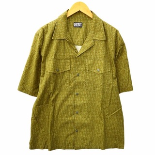 ディーゼル(DIESEL)のディーゼル S-MAC-MON 総柄 半袖 オープンカラー シャツ 50(L)(シャツ)