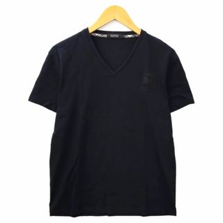 バーバリーブラックレーベル(BURBERRY BLACK LABEL)のバーバリーブラックレーベル Vネック ロゴ ホース刺繍 半袖 Tシャツ 3(Tシャツ/カットソー(半袖/袖なし))