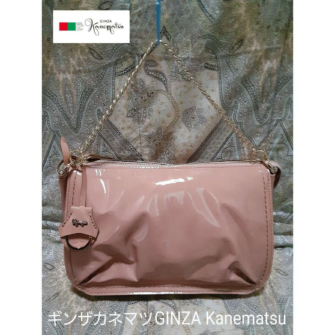 GINZA Kanematsu(ギンザカネマツ)のギンザカネマツ GINZA Kanematsu エナメル/ハンドバッグ レディースのバッグ(ハンドバッグ)の商品写真