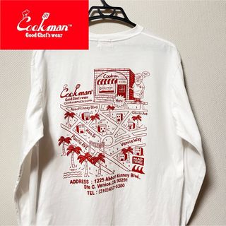 Cook Man l/s Tshirt White(Tシャツ/カットソー(七分/長袖))