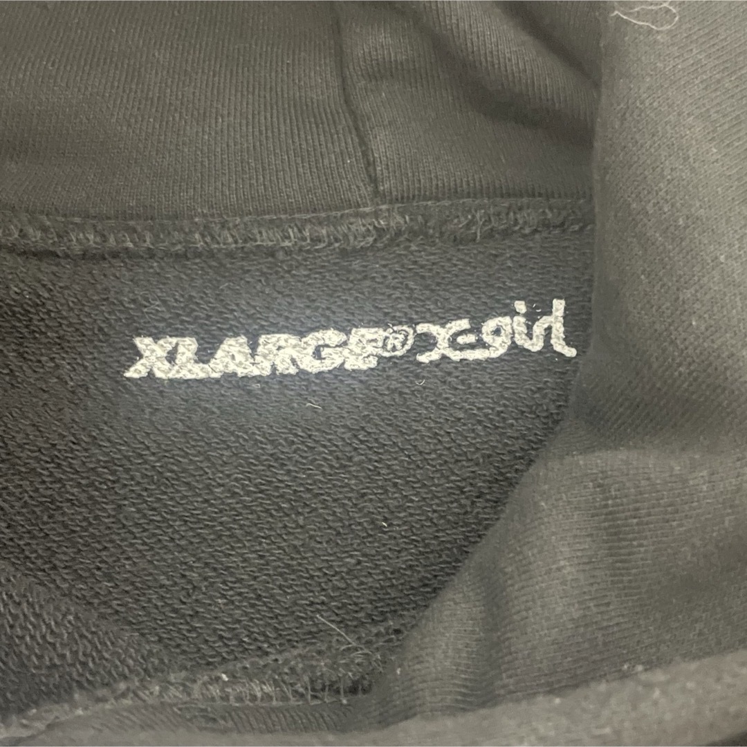 XLARGE(エクストララージ)の【限定コラボ】X-LARGE×X-girl ゴリラロゴパーカー　スリープロゴ M メンズのトップス(パーカー)の商品写真