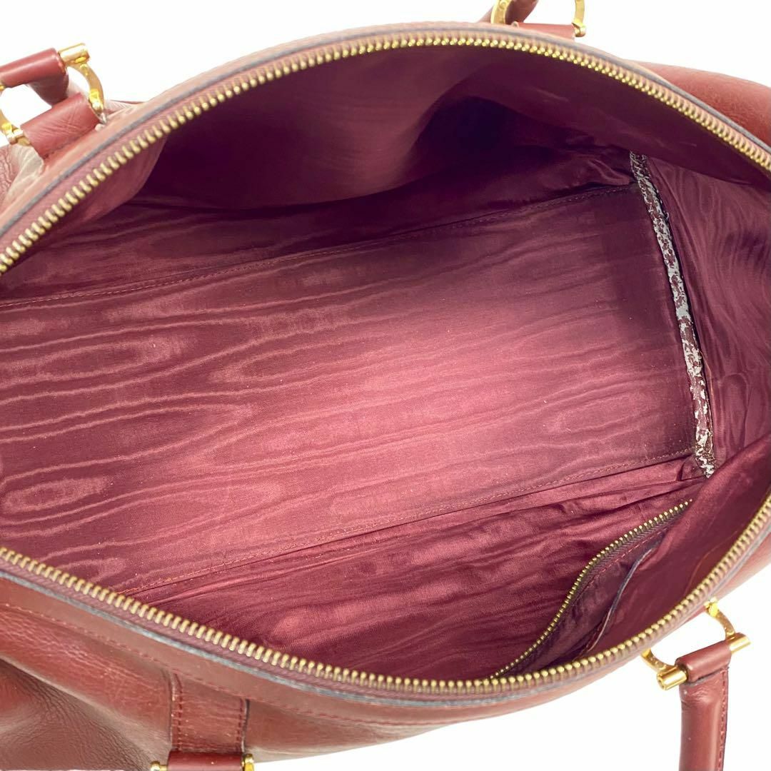 Cartier - Cartier マストライン ボストンバッグ ボルドー Cartier - Cartier マストライン ボストンバッグ ボルドー