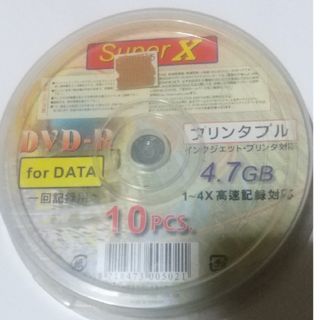 SuperX 4倍速 データ用DVD-R DVR(10)(その他)