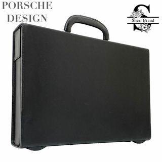 ポルシェデザイン(Porsche Design)のポルシェデザイン ビジネスバッグ レザー ブラック ダイヤルロック(ビジネスバッグ)