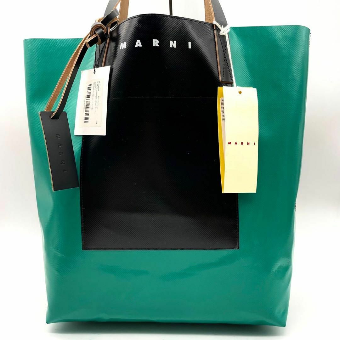 Marni(マルニ)の★新品 マルニ TRIBECA ショッピングバッグ トートバッグ PVC A4 レディースのバッグ(トートバッグ)の商品写真