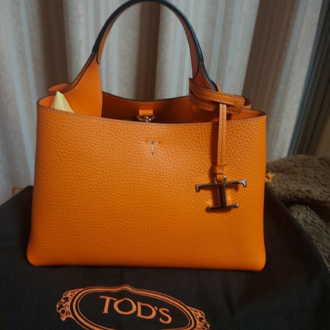 Ron Herman(ロンハーマン)の【新品】TOD’S  ロンハーマン Apa Sacca マイクロバッグ　オレンジ レディースのバッグ(トートバッグ)の商品写真