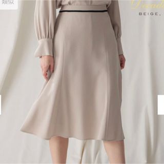 ベイジ(BEIGE,)の新品　BEIGE,  CINDY フレアスカート　M(ひざ丈スカート)