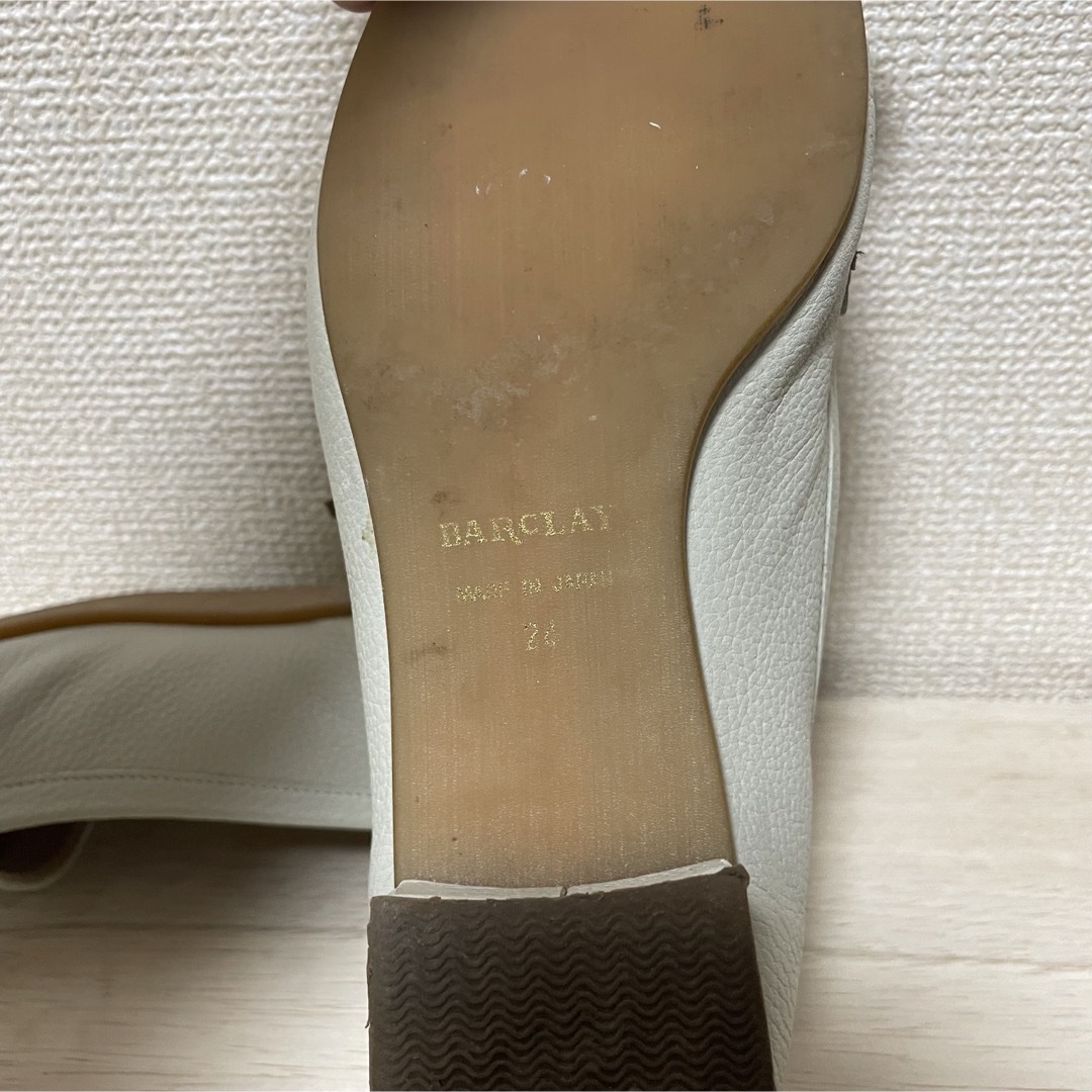 BARCLAY(バークレー)のBARCLAY バークレー　モカシン　パンプス　レザー　24cm レディースの靴/シューズ(ハイヒール/パンプス)の商品写真