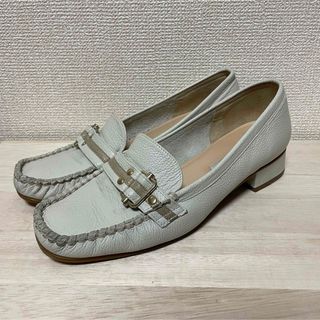 バークレー(BARCLAY)のBARCLAY バークレー　モカシン　パンプス　レザー　24cm(ハイヒール/パンプス)