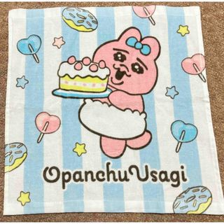 オパンチュウサギ(おぱんちゅうさぎ)の新品未使用✨おぱんちゅうさぎ　ハンドタオル　送料無料(タオル/バス用品)