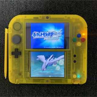 ニンテンドウ(任天堂)のNintendo 2DS 4GB ピカチュウエ イエロー ポケモンソウルシルバー(家庭用ゲーム機本体)