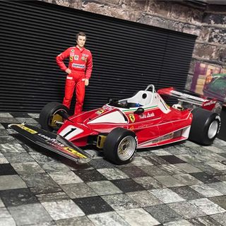 マテル(MATTEL)のラウダフィギュア付き 1/18 Mattel Elite フェラーリ 312T2(ミニカー)