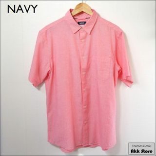 ネイビー(NAVY)のNAVY メンズ トップス 半袖 シャツ 大きいサイズ XL(シャツ)