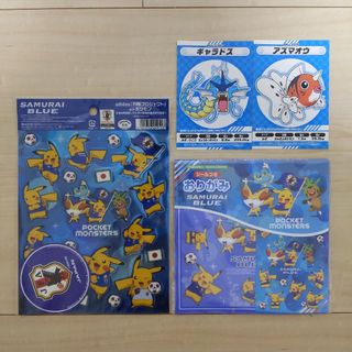 ポケモン(ポケモン)のポケモン　サムライブルー　シール＆折り紙セット　ピカチュウ　ポケットモンスター(シール)