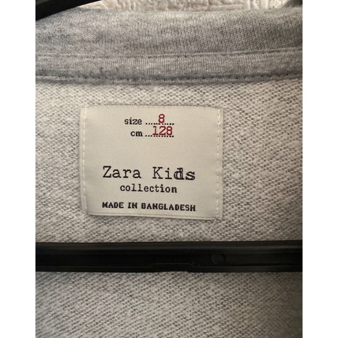 ZARA KIDS(ザラキッズ)のZARAキッズパーカー128 キッズ/ベビー/マタニティのキッズ服女の子用(90cm~)(ジャケット/上着)の商品写真