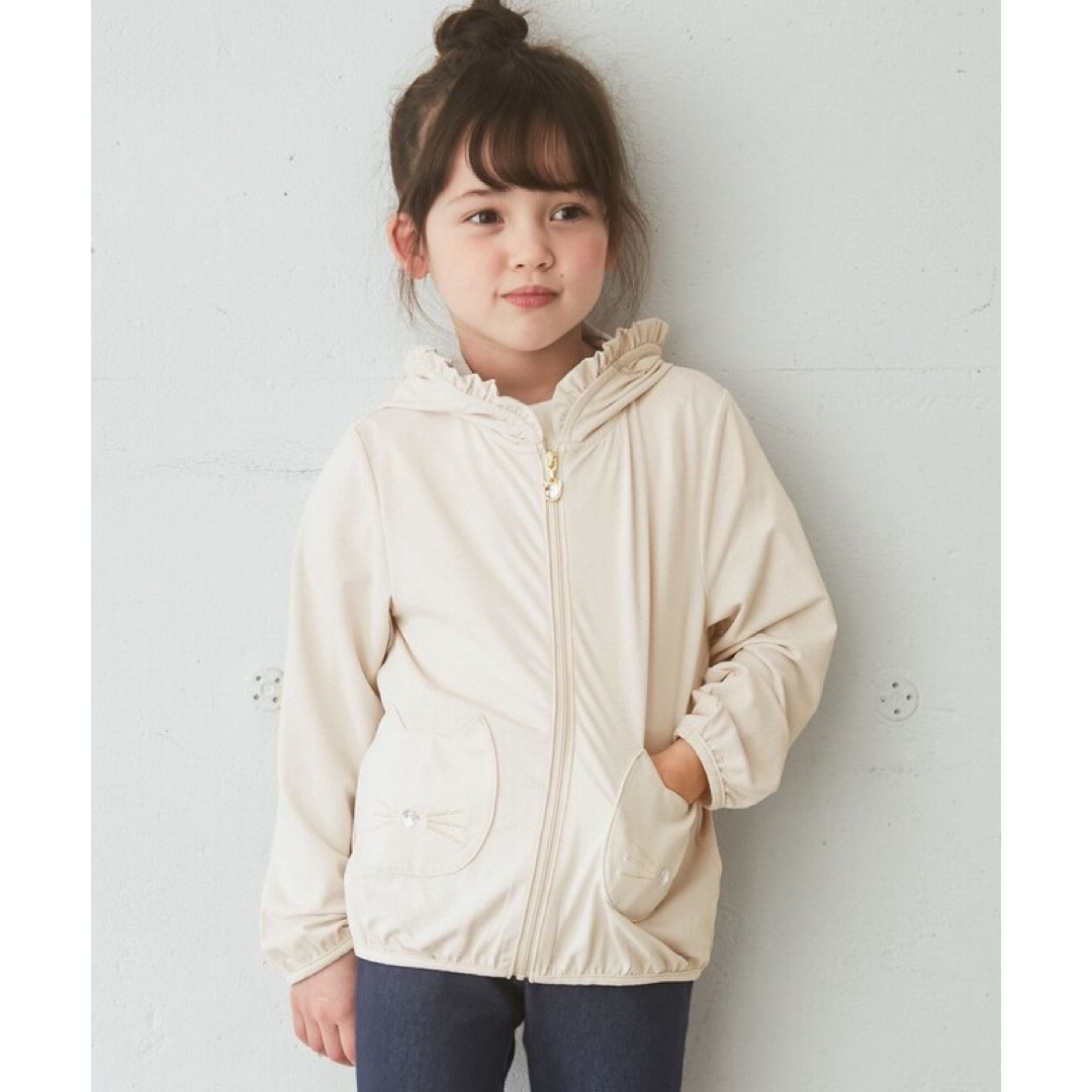 anyFAM(エニィファム)のanyfam ＵＶ加工サラサラパーカー キッズ/ベビー/マタニティのキッズ服女の子用(90cm~)(ジャケット/上着)の商品写真