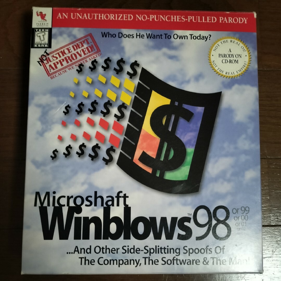 Microsoft(マイクロソフト)のPCゲーム　マイクロシャフト・ウィンブロウズ98　日本版 windows95 エンタメ/ホビーのゲームソフト/ゲーム機本体(PCゲームソフト)の商品写真