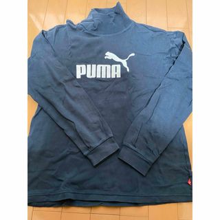 プーマ(PUMA)のPUMA 黒のタートルネック　長T(Tシャツ/カットソー)