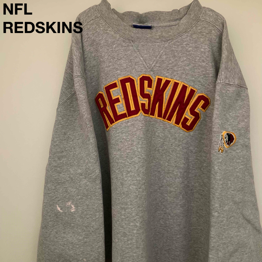 Reebok(リーボック)のリーボック NFL レッドスキンズ スウェット センターアーチロゴ 刺繍 メンズのトップス(スウェット)の商品写真