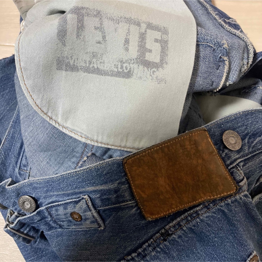 Levi's(リーバイス)のLevi's リーバイス LVC 501 ダメージ リペア加工 デニム　キムタク メンズのパンツ(デニム/ジーンズ)の商品写真