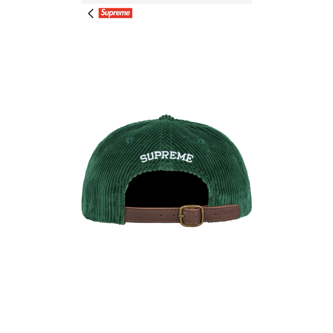 Supreme(シュプリーム)の新品 supreme corduroy s logo 6-panel cap メンズの帽子(キャップ)の商品写真