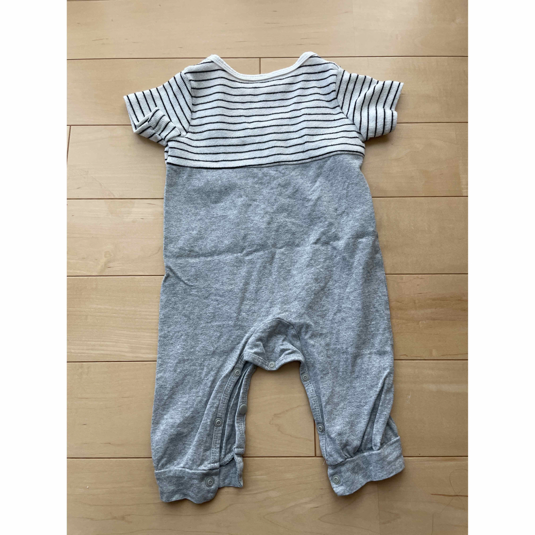 ロンパース BABY ベビー　SHEIN 74 （80相当）　半袖 キッズ/ベビー/マタニティのベビー服(~85cm)(ロンパース)の商品写真