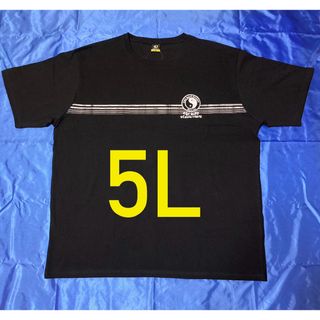 T&C surf ブラック色 半袖Tシャツ メンズ大きいサイズ 5L 