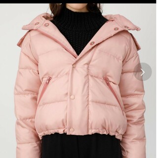 moussy - 【完売品】SHORT PUFFER JACKET　ピンク