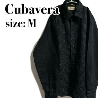 ヴィンテージ(VINTAGE)のCubavera 海外古着 フェイクスウェード スエード シャツ ヴィンテージ(シャツ)