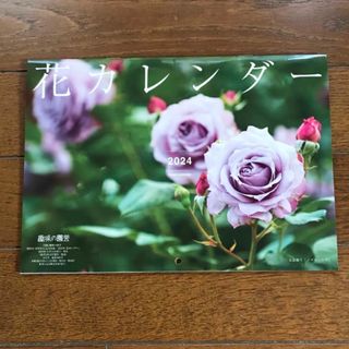 ♡趣味の園芸　付録　2024年花カレンダー(カレンダー/スケジュール)