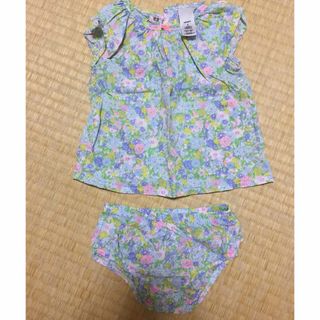 カーターズ(carter's)のカーターズ　女の子　ベビー　小花柄　セットアップ(シャツ/カットソー)